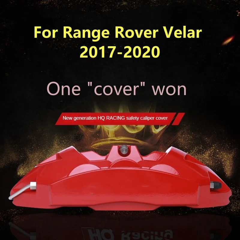 

For Range Rover Velar Car Brake Caliper Cover 3D Aluminum Metal Kit Front Rear Wheel Decoration 2017 2018 2019 2020