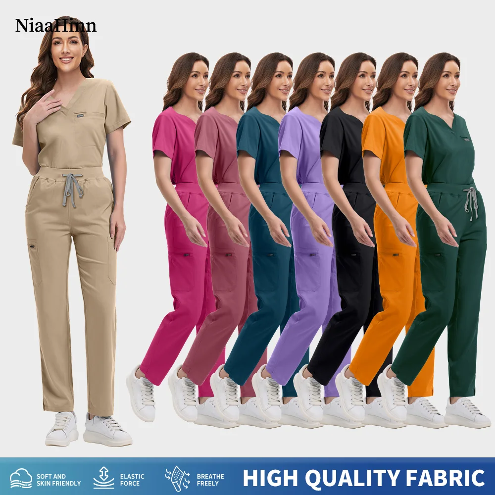 Scrub Uniforms Operating Room Clothes Pet Grooming Doctor Work Clothes Health Care Medical Accessories Unisex Aesthetics Uniform