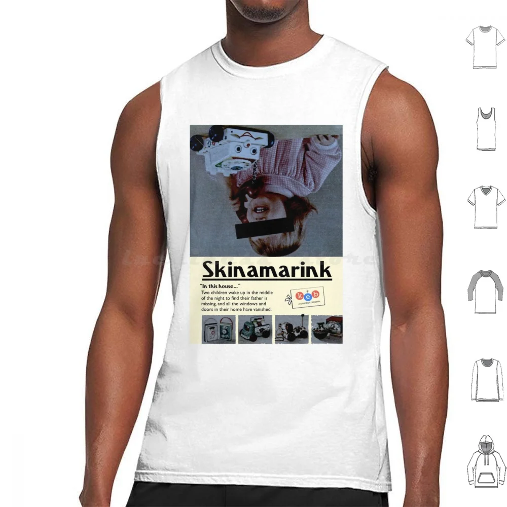 Skinamarink Tank Tops Print Cotton Skinamarink Horror Shudder Movies Vintage Retro Kitsch In This House Scary