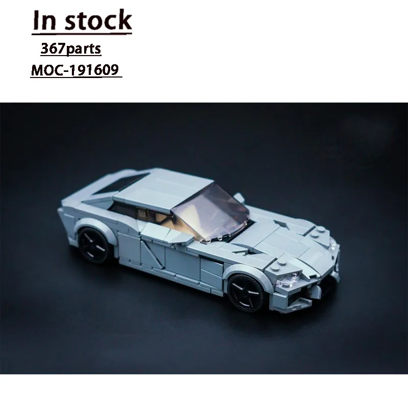 

MOC-191609 New Classic Iconic Supercar Building Block Model, 367 Parts, Boys' and Children's Birthday and Christmas Toy Gift