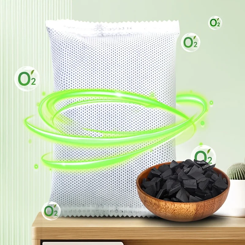 5/10 Pack Activated Carbon Air Purifier Bags,Double Layer Odor Absorber for Home Car Closet-No Electricity,Safe Deodorizer Bag