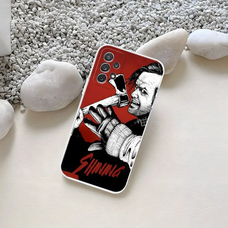 The Shining Stanley Kubrick Phone Case For Samsung S23 S20 S30 S22 S10 20Fe Note 20 10 Pro Plus Ultra A12 A42 A71 A91 Clear