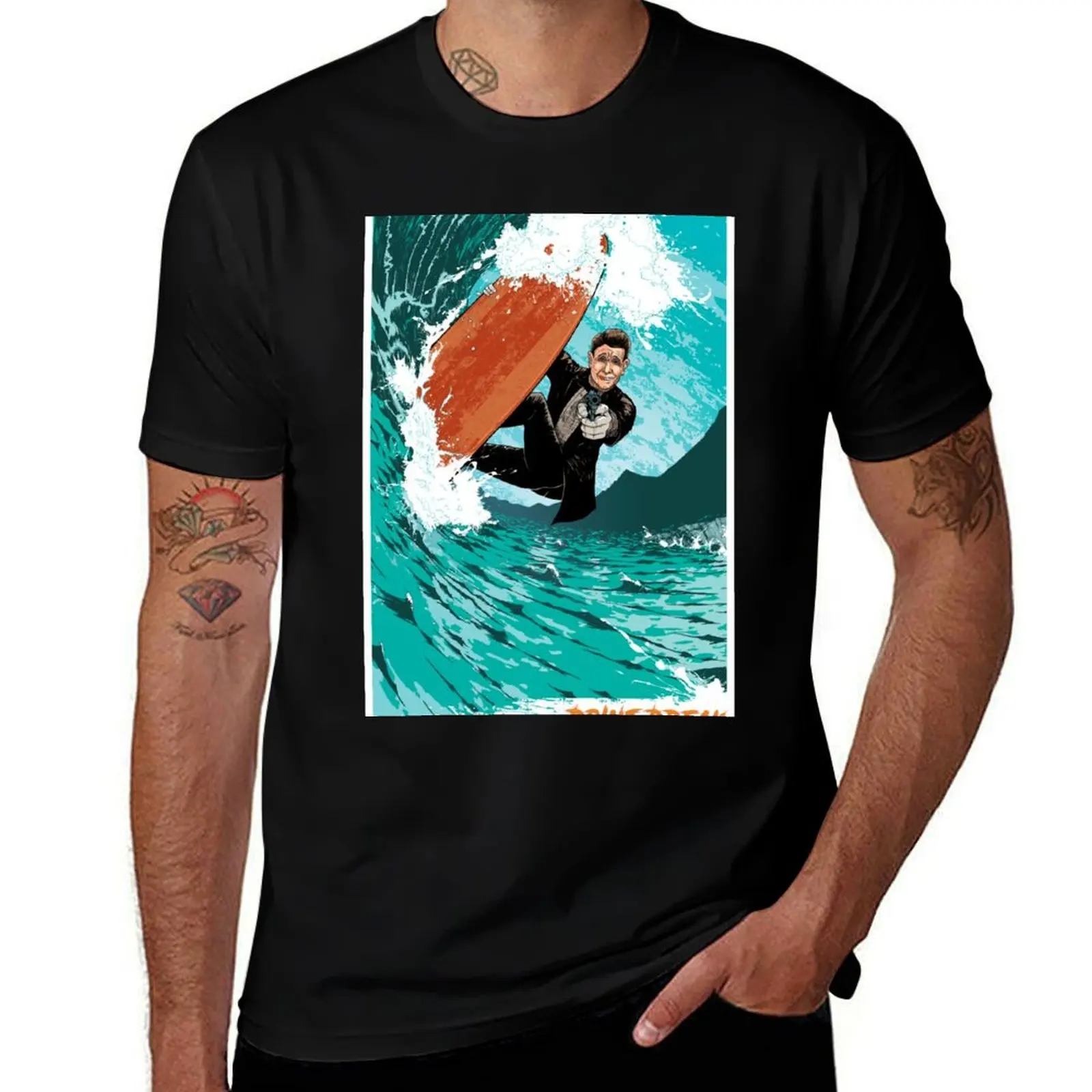 Point Break poster drawn by Sean McArdle T-Shirt Anti-Perspiration Workout Top T-Shirt