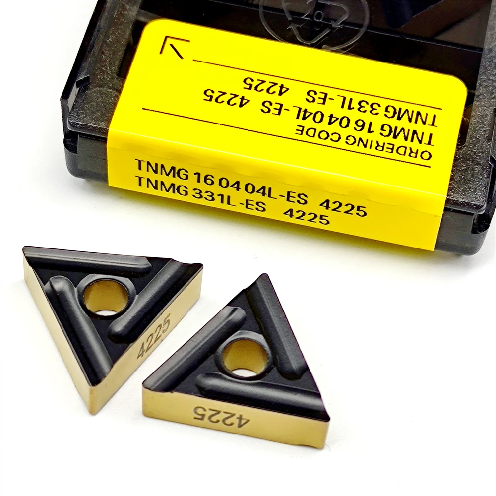 TNMG 160404 R-ES 4225 TNMG 331 PM4225 Inserti in metallo duro TNMG 160404 R ES4225 TNMG 160404 L PM 4225Strumenti per tornitura esterna di alta qualità