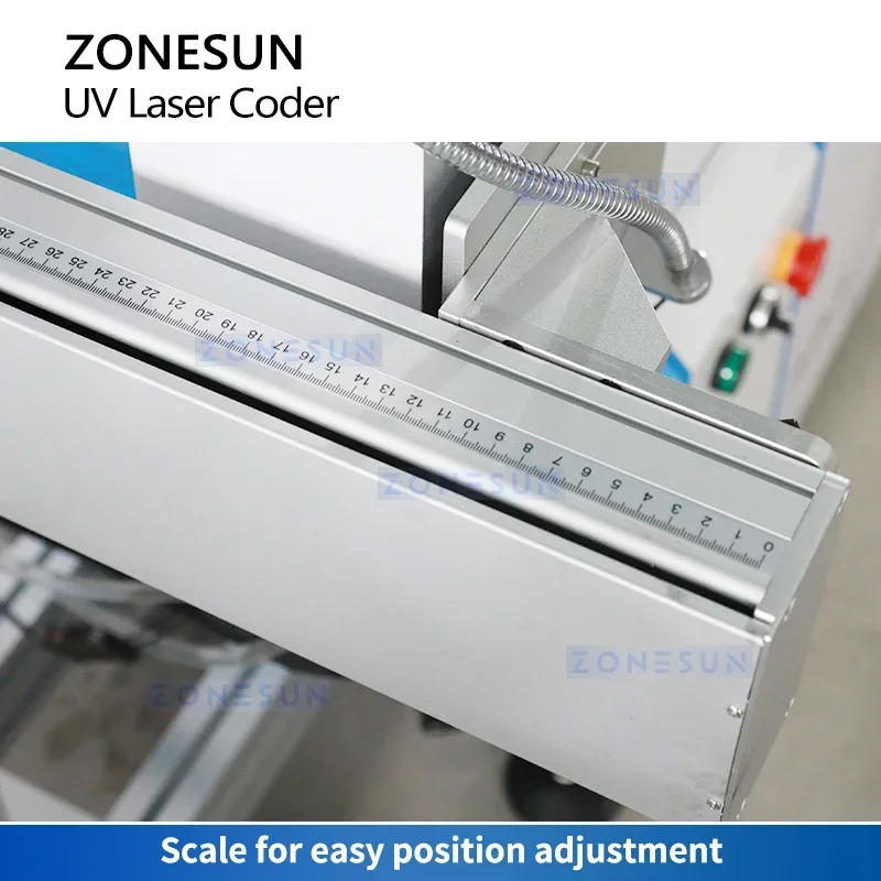 Zonesun Ablaufdatum Druckmaschine UV Laser Coder Laser Datum Code Drucker Laser Markierung Maschine ZS-UVC1