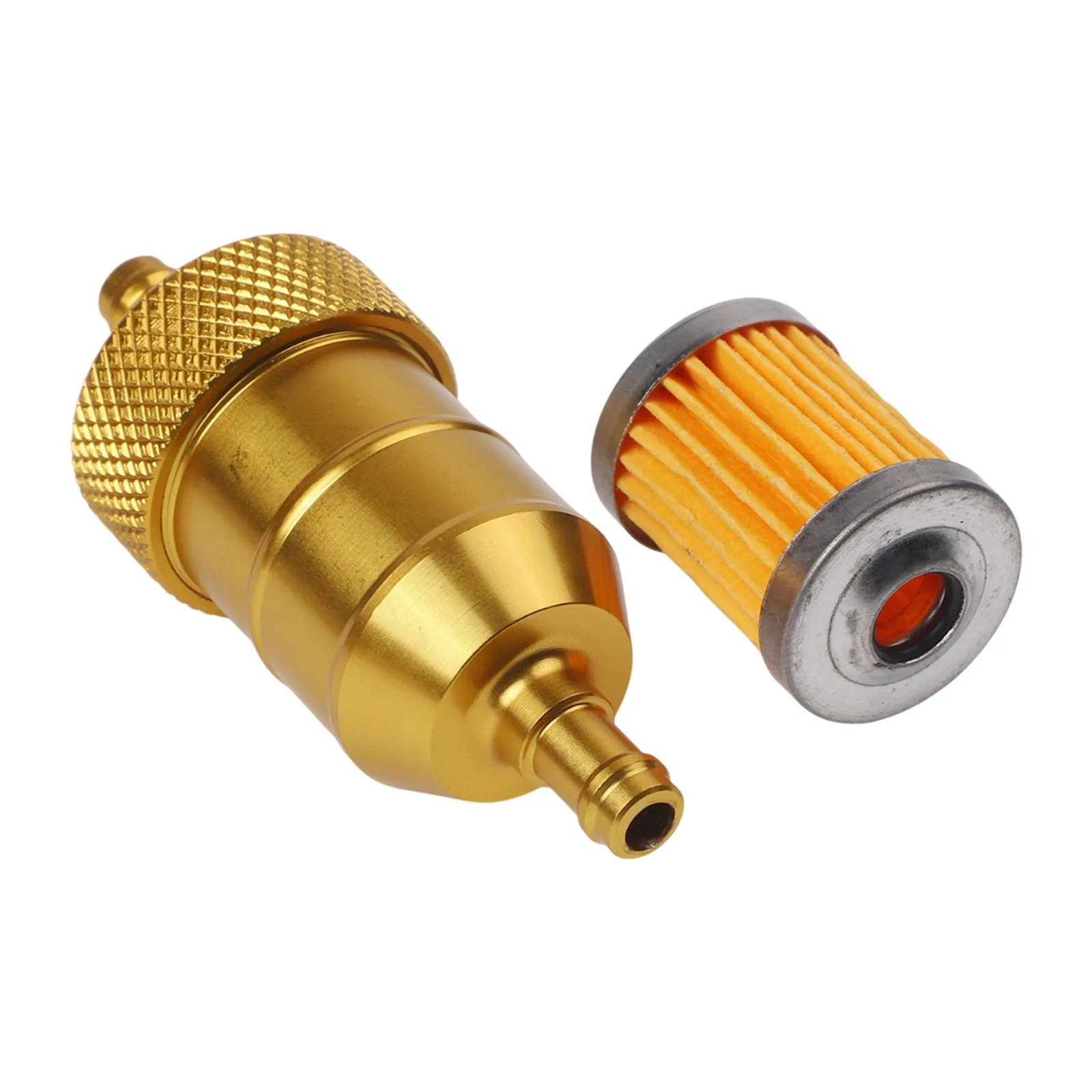 Cleanable Fuel Filter Element Easy Installation Filter CNC Aluminum Filter Compatible With for atvs Long-lasting Performance