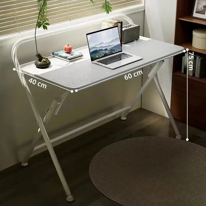 24 Inches Foldable Computer ,Study Desk School Dormitory Desk Portable Office Desk - Black