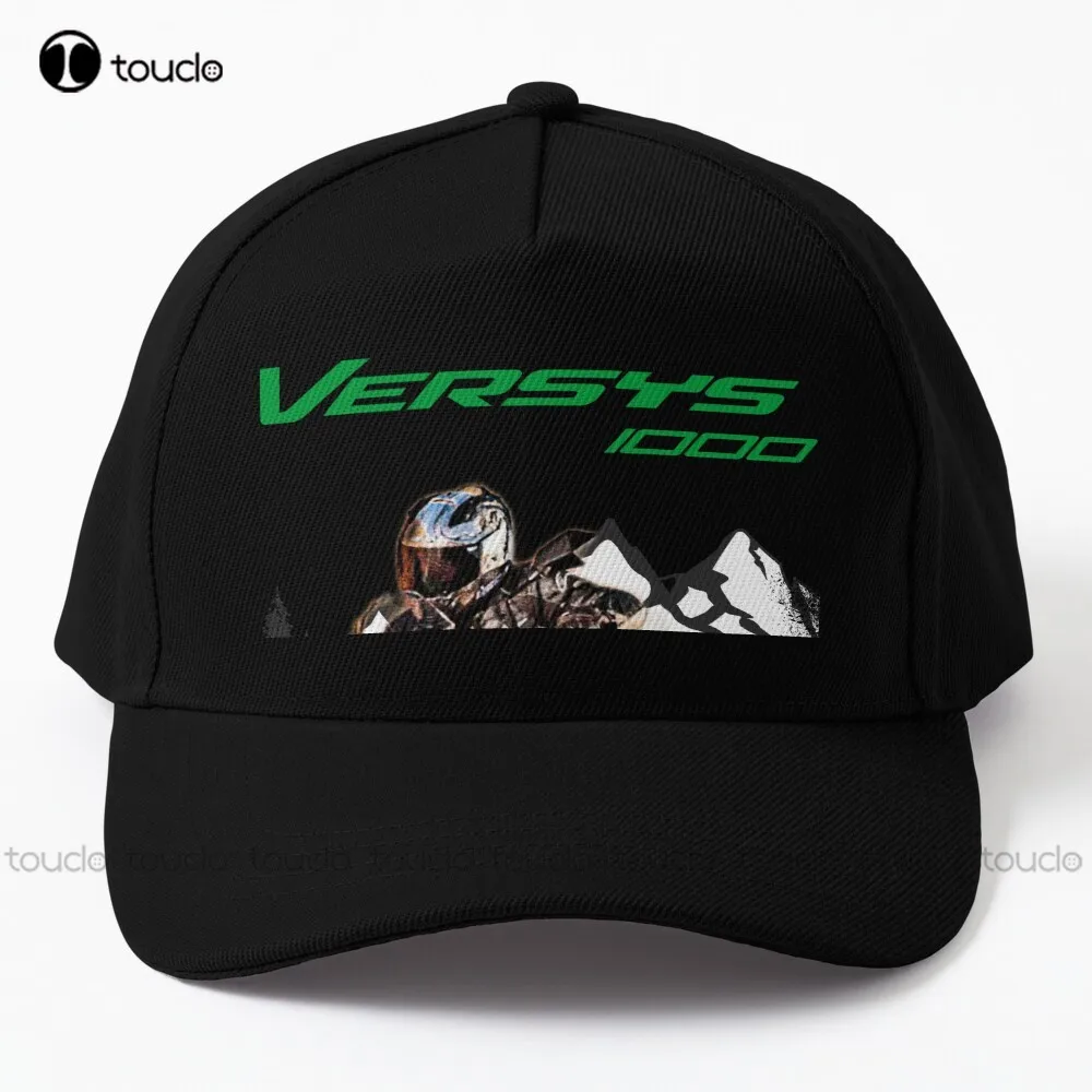 

Motorcycles Motorbike Kawa Versys 1000 2010 Baseball Cap New Hats Cartoon Denim Color Outdoor Cotton Caps Art Sun Hats Sports