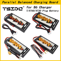 Multi 2S-6S Lipo Parallel Balanced Plate Charging Board XT60 XT30 T Plug RC Battery For ISDT ToolKitRC B6AC B6 Charger