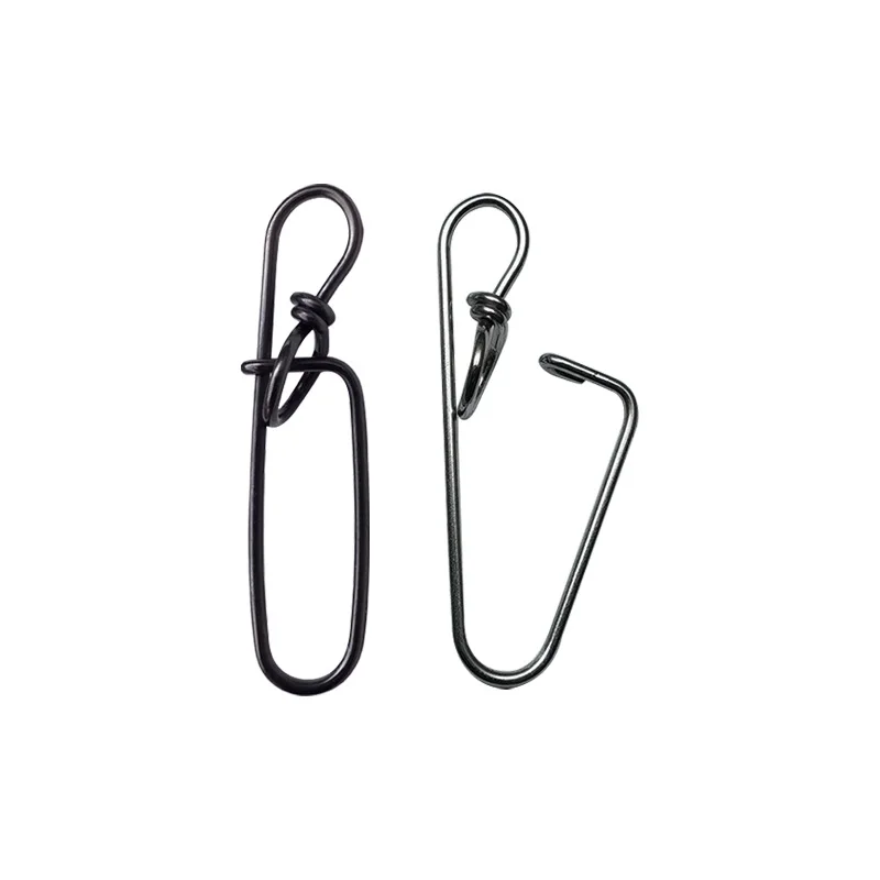 High Strength Carp Fishing Clips Lure Stainless Steel Clips Fishing Swivel Snaps Connector Accessories