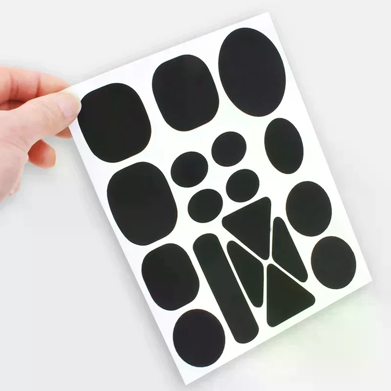 

1Set Self-Adhesive Clothing Repair Patches Assorted Shapes Universal Durable Fabric Fixes For Down Jackets And Garments