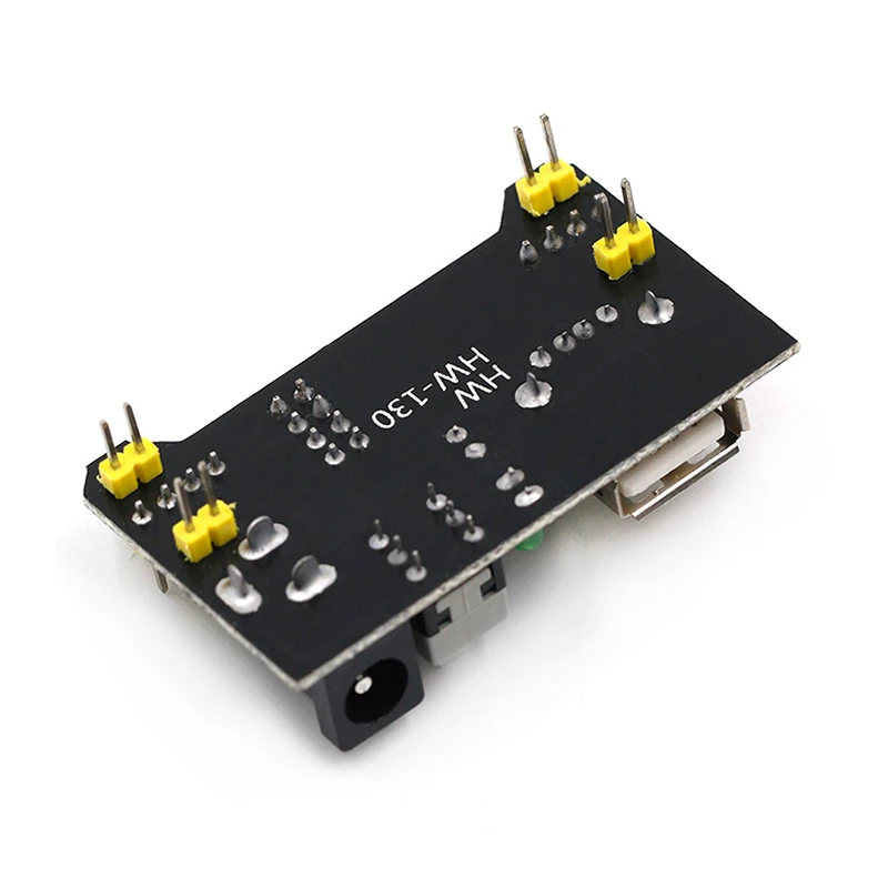1PCS 브레드 보드 전원 공급 장치 모듈/mb102 흰색 브레드 보드 전용 전원 모듈 양방향 3.3V 5V MB-102 솔더리스 빵 보드