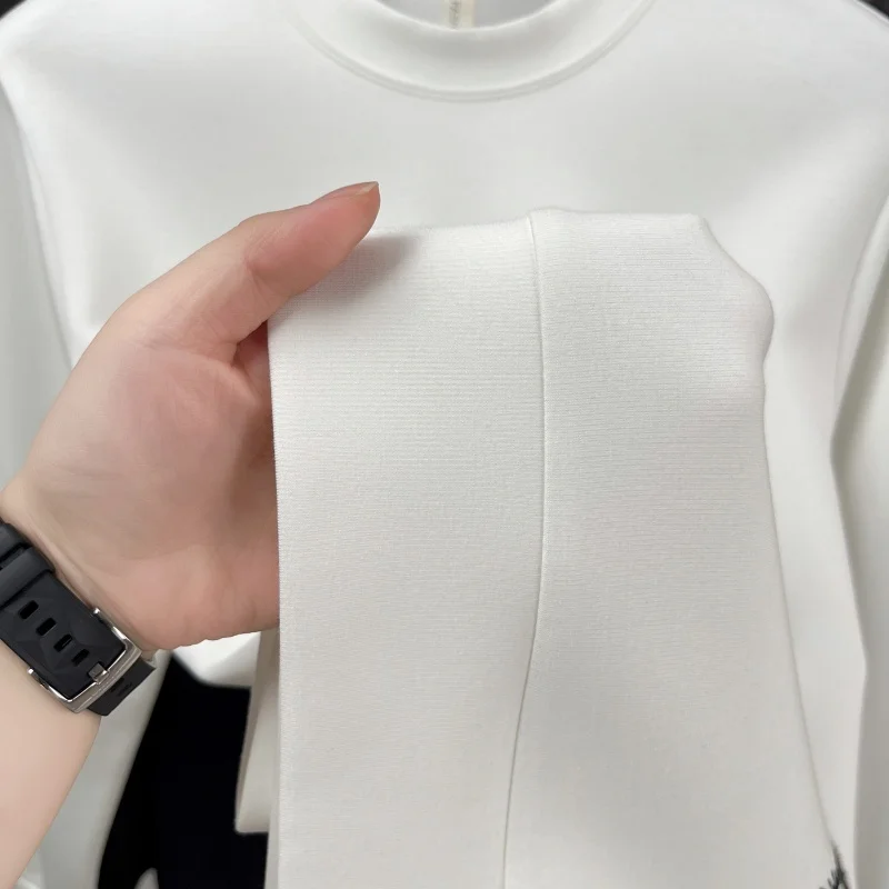 Men's New Autumn Long Sleeves T-Shirt Trend Characteristics Kitten Easy to Match Sweatshirt Fashion Underwear Men Clothing Tops