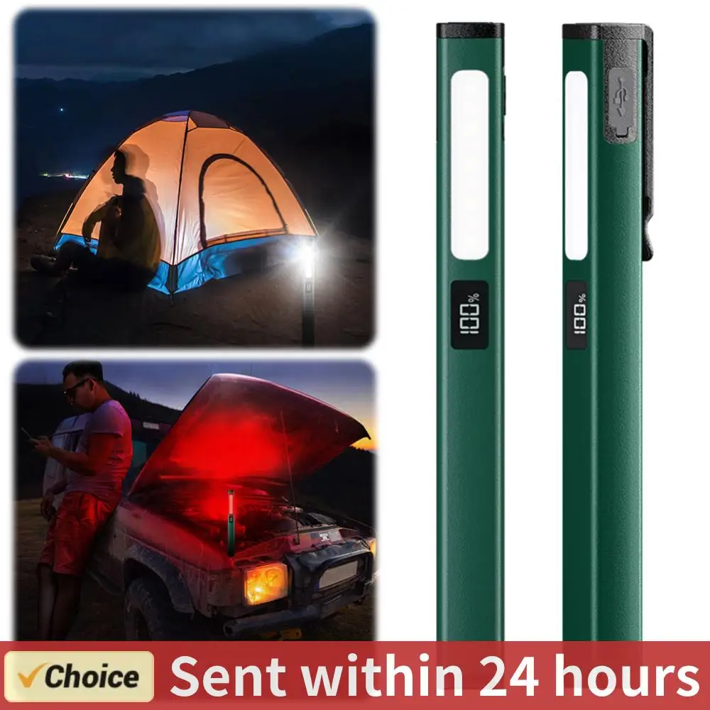 LED+SMD Medical Handy Pen Light with Pen Clip Work Inspection Flashlight 400mAh Pocket Penlight Torch for Doctor Nurse Diagnosis