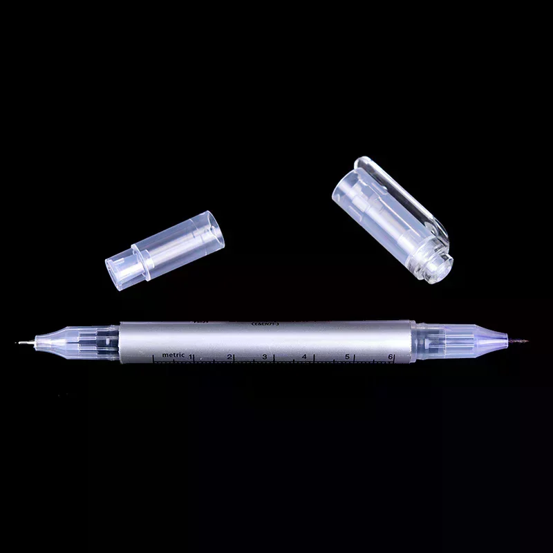 /YOV/Pro Surgical Skin Marker Pen Ruler Scribe Tool Tattoo Piercing Permanent Makeup,