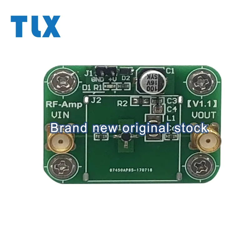 LNA RF amplifier low noise 80k ~ 4GHz gain about 14dB power 17.5dBm feed shield