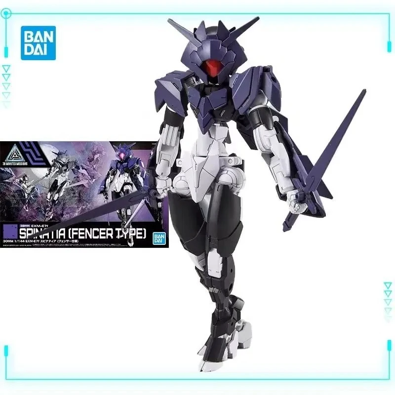 

Bandai оригинальная натуральная EXM-E7 Spinatia 30 минут миссий 1/144 типа Fencer в сборе модель игрушки 30 мм фигурки героев рождественский подарок
