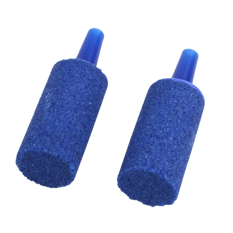 Fish Tank Mineral Bubbles Air Stone, 100 Pieces, Blue