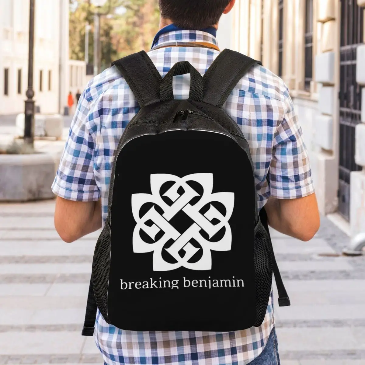 Art - Breaking Benjamin Premium Backpack Student Boys Girls BookBag School Bag Computer Shoulder Bags