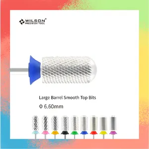 ويلسون كبير برميل على نحو سلس أعلى بت مسمار لقم إزالة جل كربيد أداة مانيكير اكسسوارات الأظافر حار بيع مجاني شحن مجاني أعلى 8 مبيعات لقم الثقب ويلسون - رقم 2