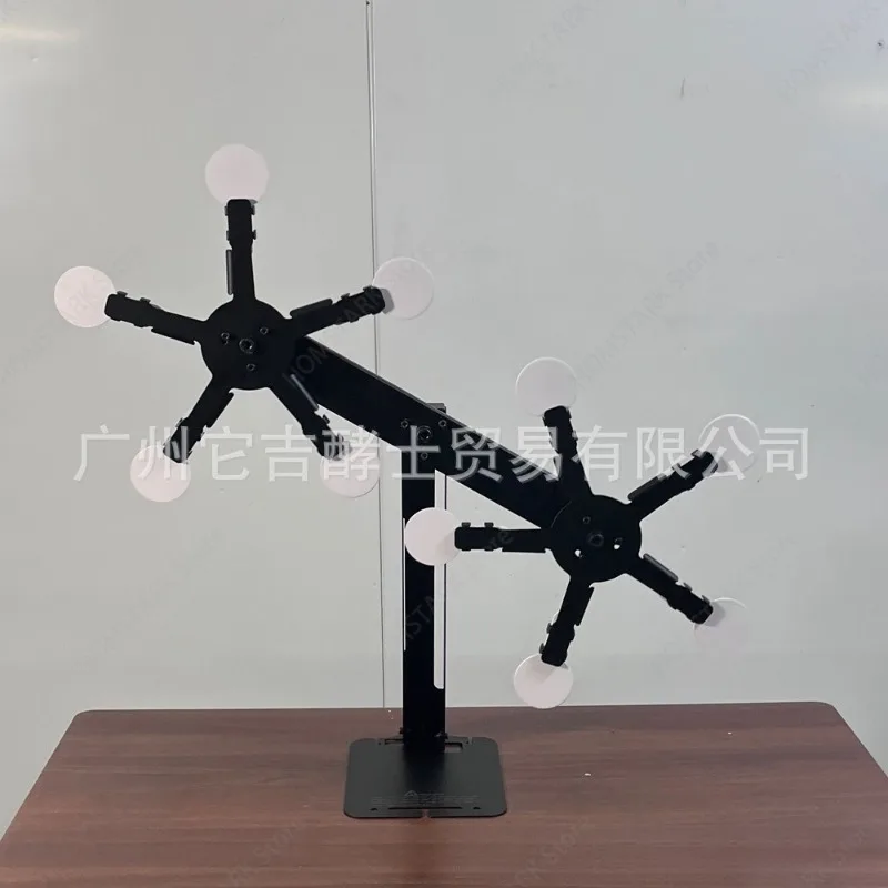 Target House Magnetic Double-Head Ferris Wheel Target, 360° Rotating Auto Reset Target, Accessory For Slingshot Pellet Shooting
