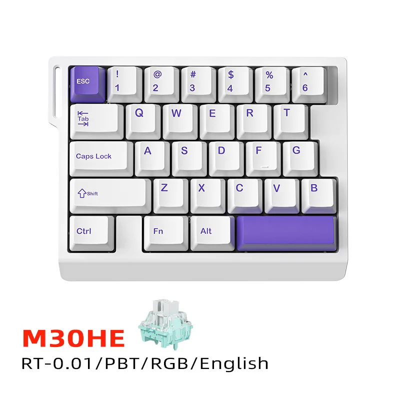 Teclado mecánico de eje magnético M30/68HE 8K: edición profesional para juegos de deportes electrónicos, ideal para disparos ultrarrápidos VALORANT