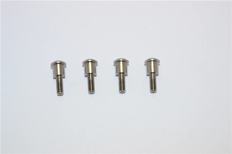 GPM 1/10 TRX4 DEFENDER TRAIL CRAWLER-82056-4 STAINLESS STEEL KINGPINS FOR FRONT C HUBS