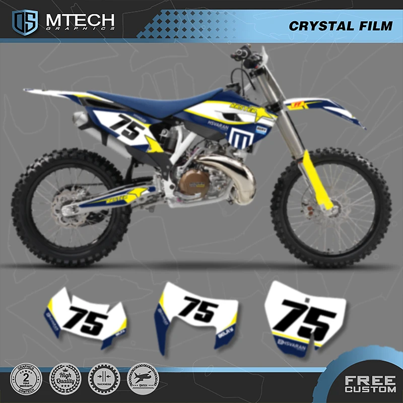 

DSMTECH MOTOR пользовательские графические наклейки для команды, наборы наклеек для Husqvarna 14-15 TC FC TX FX FS 14 2015 2016 TE FE 125-450cc 006