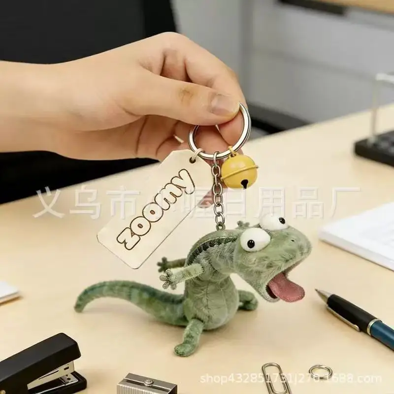 2027Funny beaver transforms into mint green lizard, super cute and funny doll, soft three-dimensional plush toy***