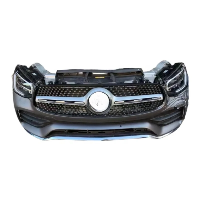 

SXLL Высококачественный оригинальный предварительно обращенный передний бампер в сборе с фарой радиатора для положения кузова автомобиля GLC W235