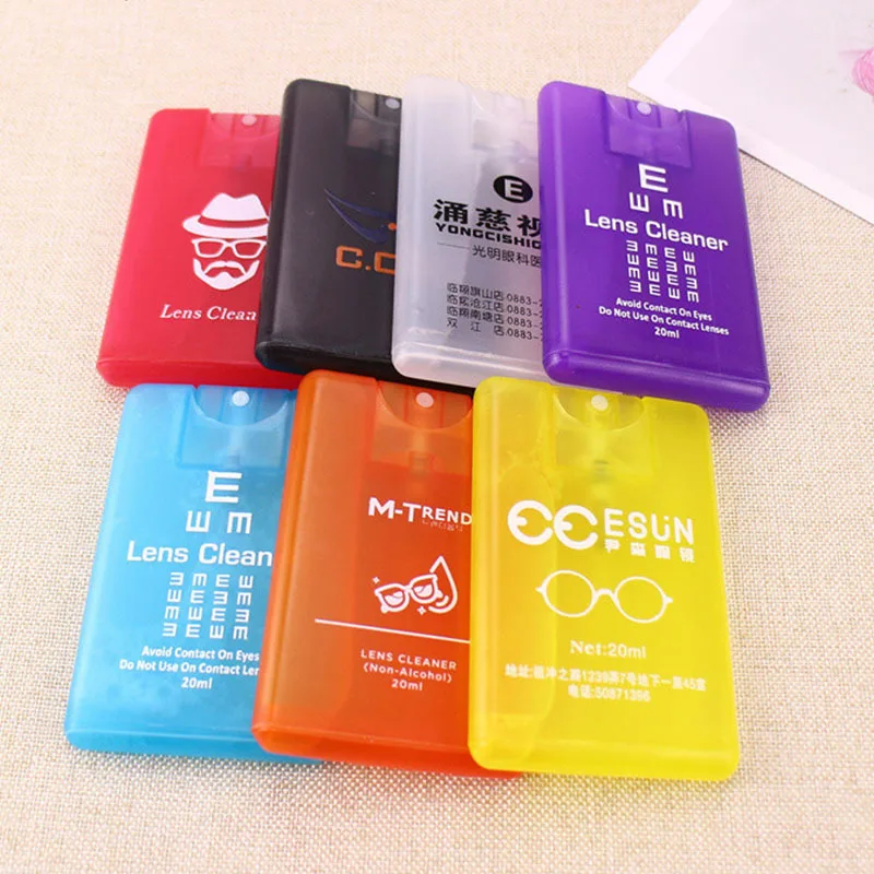 

Fashion Portable Card Glasses Cleaning Solution Water Eyes Mobile Phone Computer Screen Lens Spray Cleaner Care Solution