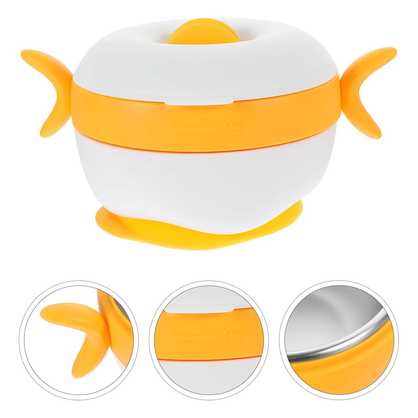 

Double Layer Thermal Bowl 300Ml Premium Food Safe Material Large Capacity Anti-Spill Sturdy Construction Ideal for