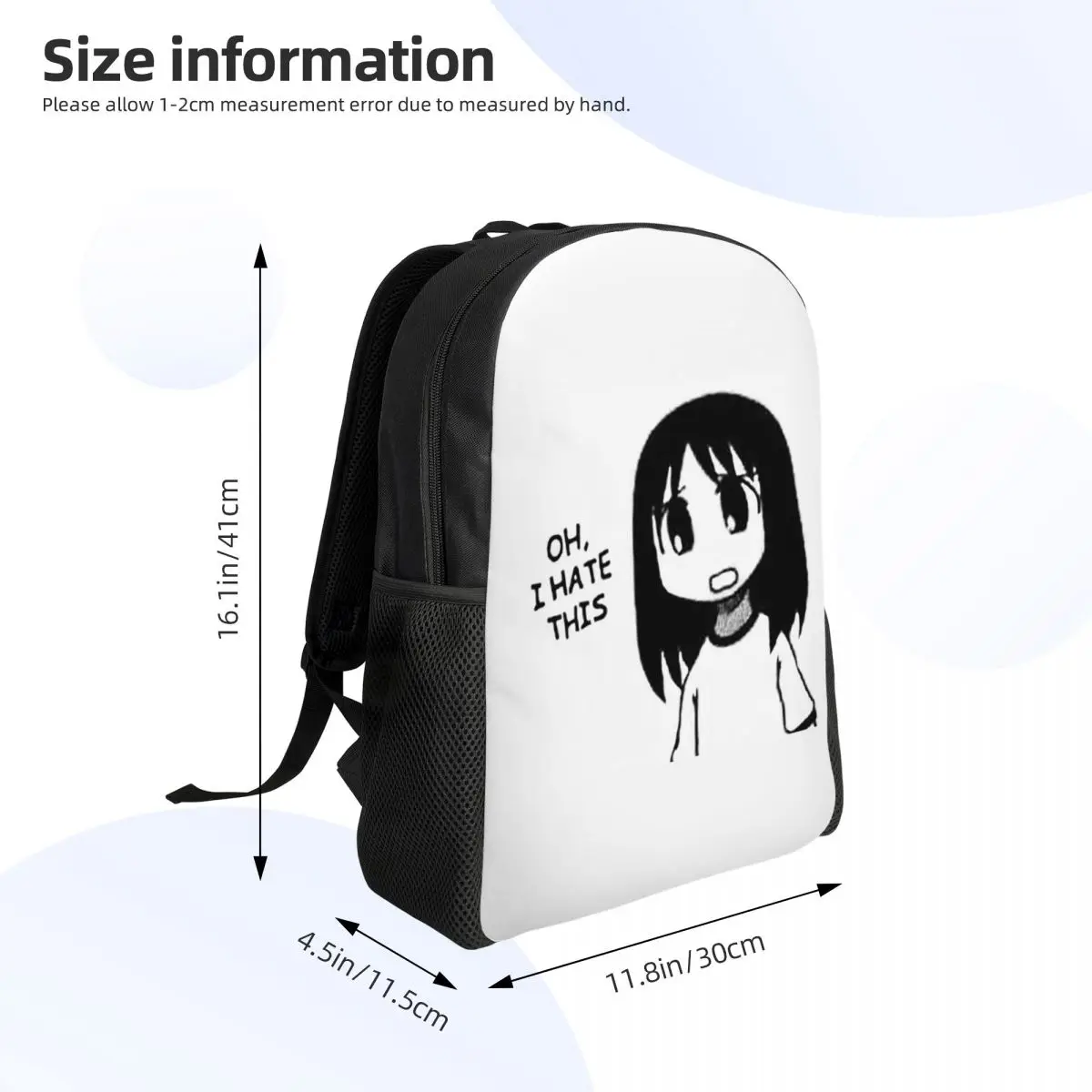 OUTDATED - Check Profile Azumanga Daioh Osaka Ayumu Kasuga Backpack Daypack BookBag School Bag Shoulder Bags for Men Women