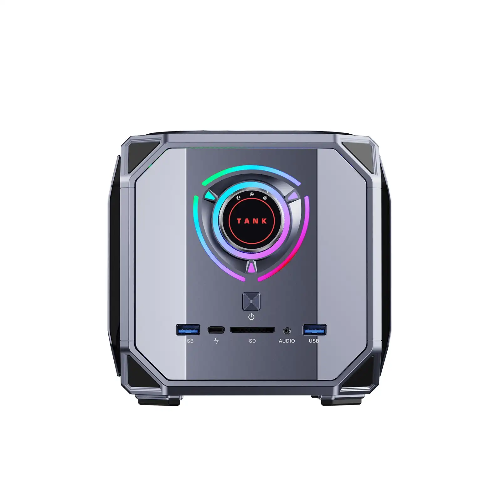 

Custom LOGO TANK 03 M1A Gaming MINI PC Intel Mini Pc Core I7 I9 RTX3060 3080 DDR5 32G USB4 Dual Lan Port Industrial