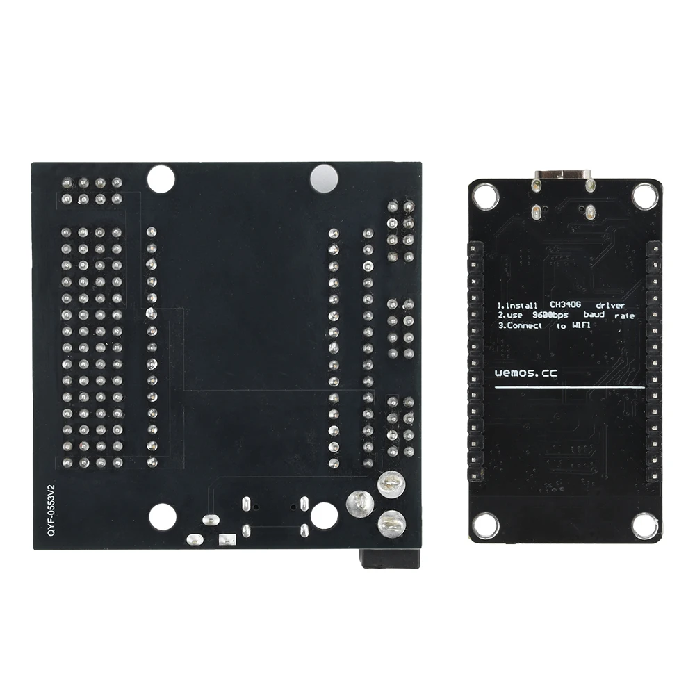 DC+Type-C Port Base Expansion Board ESP8266 Wireless WiFi Development Board Compatible NodeMcu Lua V3 CH340 For Arduino