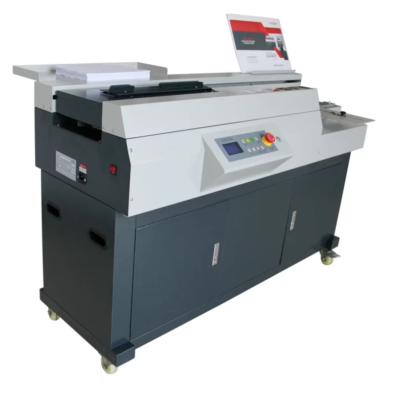 SG-60M A3 Big Binding Size 420mm Hot Melt Book Glue Binding Machine Professional Automatic Glue Binder for Print Shop