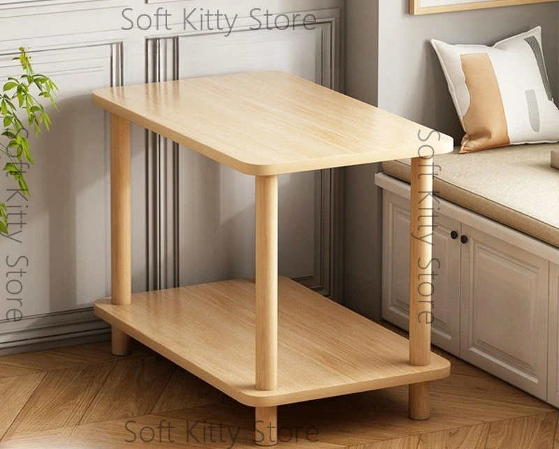 Small table coffee table household removable bedroom small apartment bedside table rack simple rental house