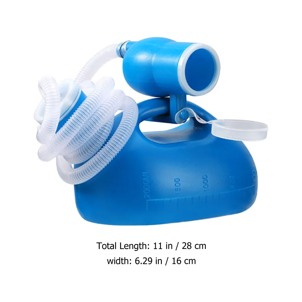 Portable Urinal Bottle for Men Large Capacity Emergency Travel Urinal Portable Pee Jar for Elderly Disabled Patient Outdoor Use