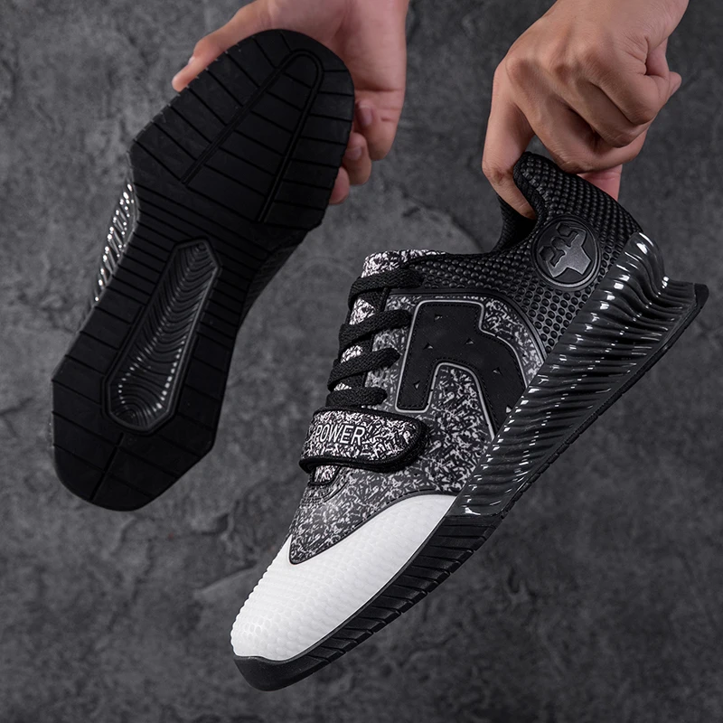 Men's Weightlifting Shoes Indoor Comfortable Fitness Weightlifting Shoes High Quality Training Squat Shoes Size 39-46