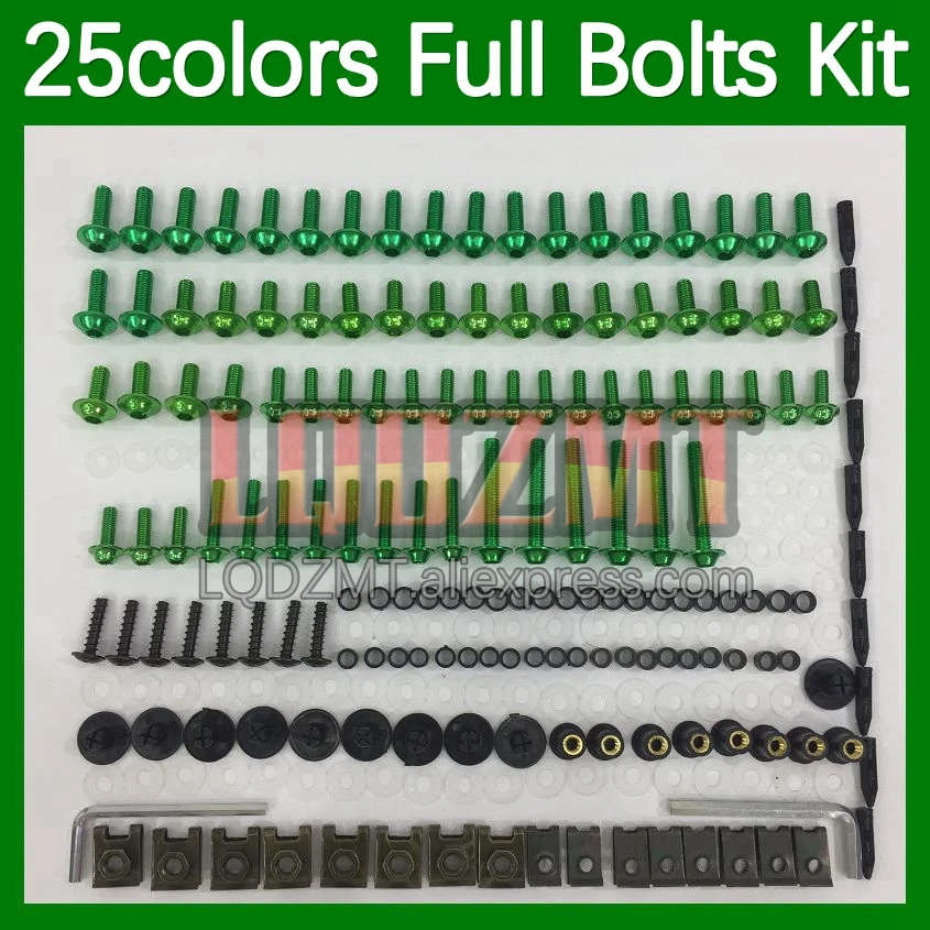 268pcs Body Bolt Full Screws Kit For HONDA VFR400RR NC30 VFR400 RR 89 90 91 92 93 1989 1990 1991 92 1993 Fairing Bolts screw Nut