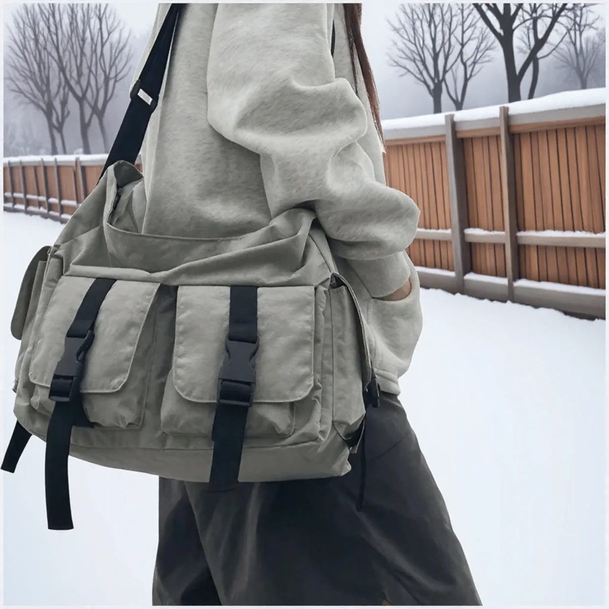 

Модная легкая компактная сумка через плечо для студентов, поездок на работу, отдыха, ежедневного использования