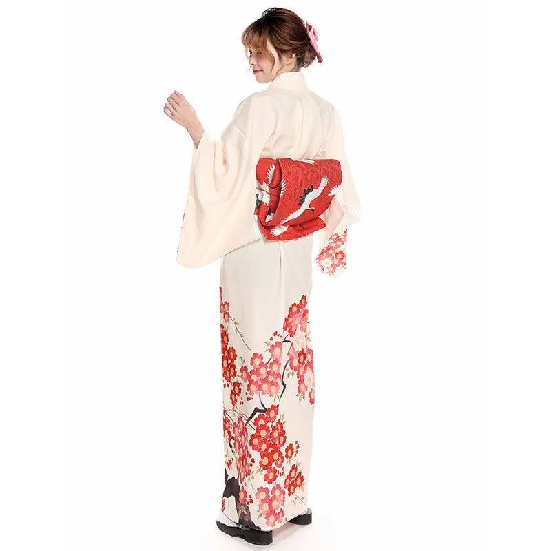 Japonês tradicional manga longa quimono feminino férias formal yukata cosplay roupas realizando vestido fotografia wear