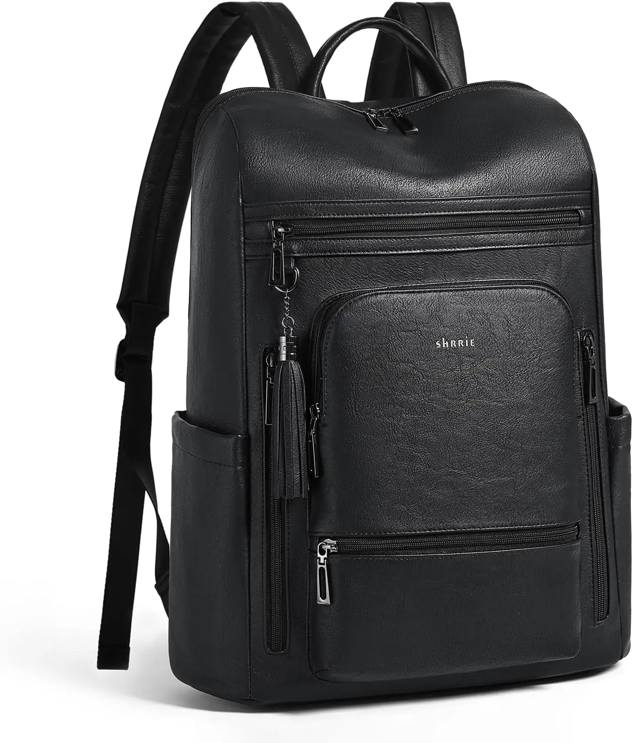 

Large Travel Laptop Backpack for 17 Inch Laptop, Waterproof Vegan Leather Work Business College Bag