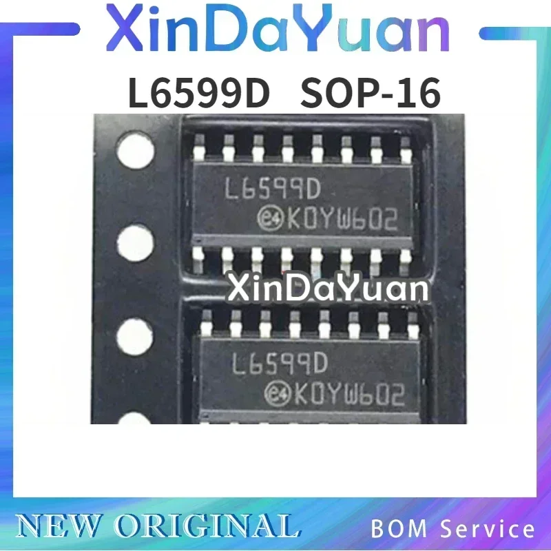 Driver patch di alimentazione LCD L6599D L6599AD L6599 SOP-16 da 10 pezzi