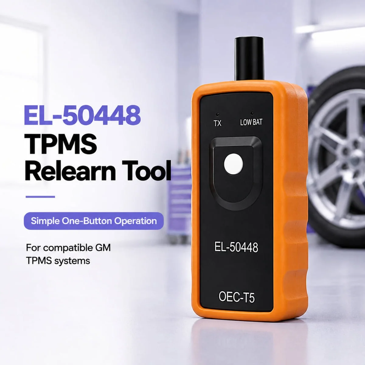 EL-50448 TPMS Relearn Tool Tire Pressure Sensor Activator Fit for Chevy Buick Cadillac GMC 2006-2022 Cars SUVs Pickups