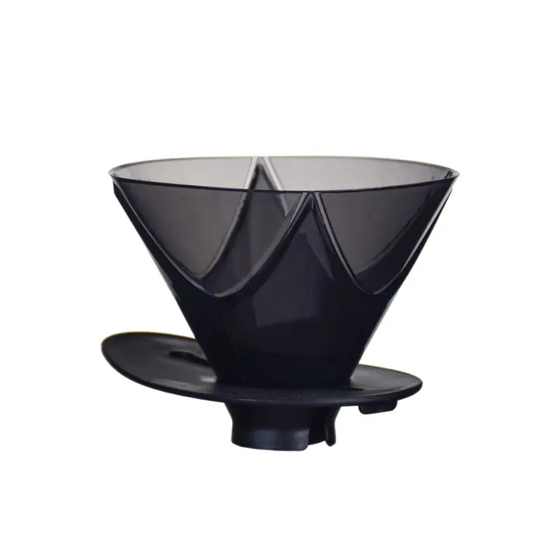 Reusable Coffee Dripper Resin Coffee Filter for Pour Over Barista Coffee Brewing V02 Funnel Filter Cup 1-4Cups