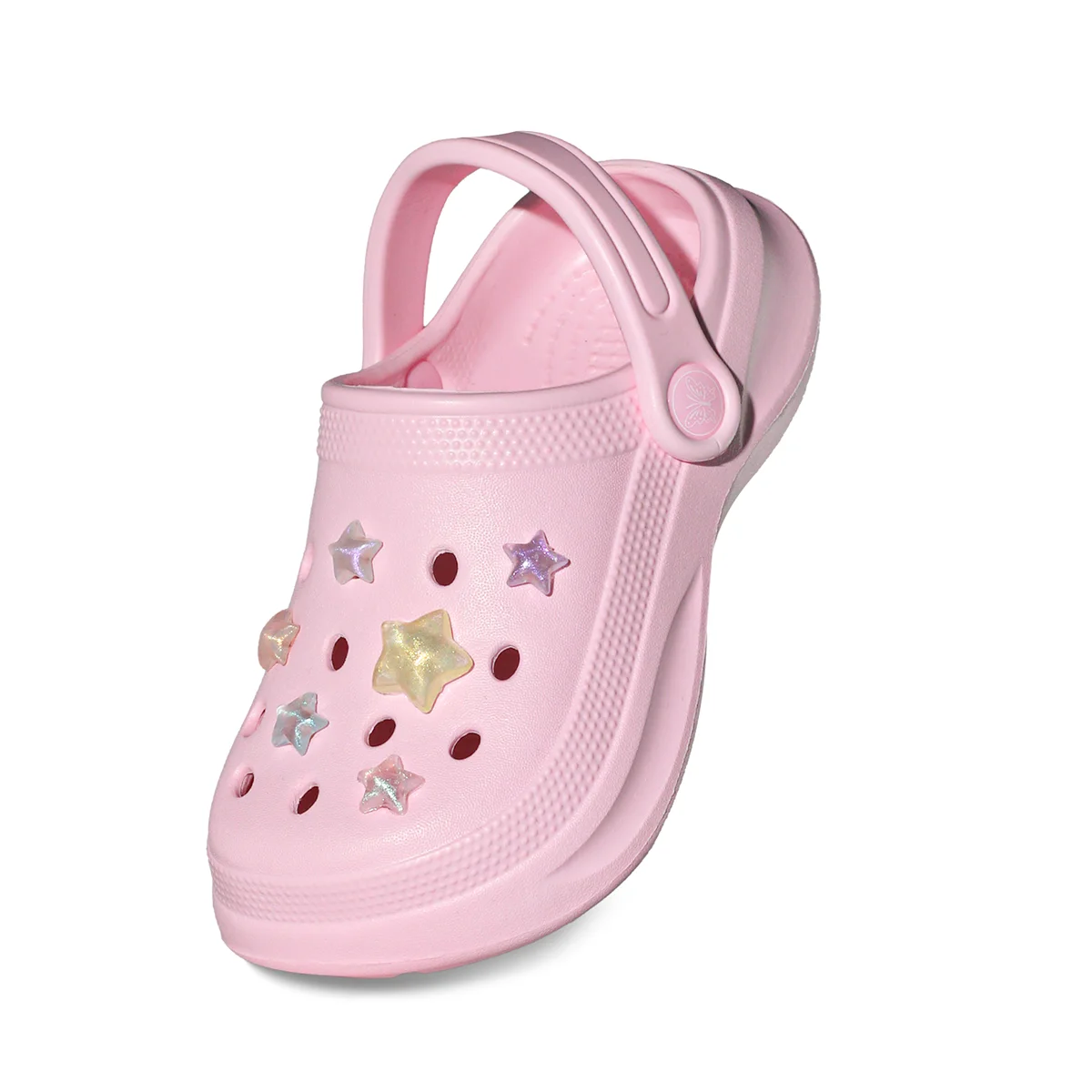 Kids Slip-On Clogs and Mules - Breathable, Waterproof, EVA Garden Shoes with Decorative Chain for Beach and Everyday Wear 168