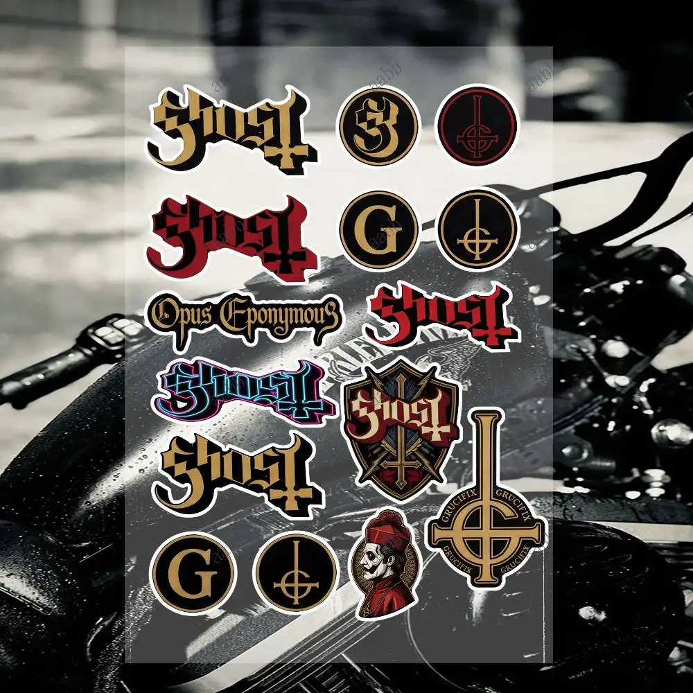 G-Gho S-st Custom Motorcycle Sticker Kit Reflective Decal Set For Helmet Tank Fairing Body Graphics