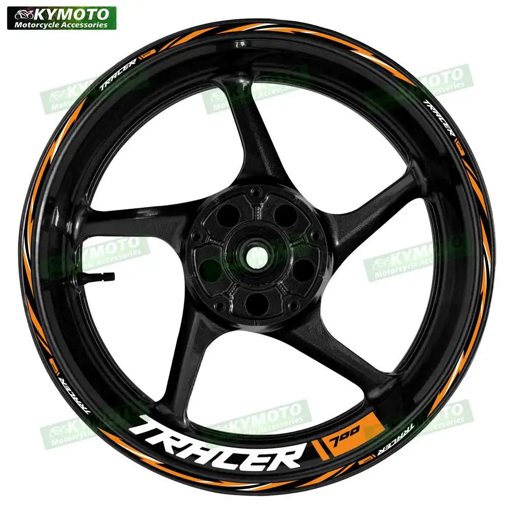 لياماها TRACER700 الراسم 700 عجلة دراجة نارية عاكسة ملصق 17 بوصة حافة شريط ملصق على الطرق الوعرة هدية الملحقات