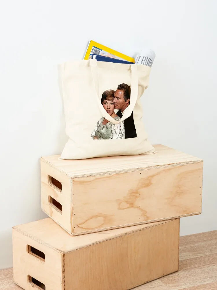 صوت الموسيقى جورج وماريا حمل حقيبة امرأة المتسوق حقيبة أكياس القماش أكياس التوصيل المجاني حمل الحقائب الجمالية #4